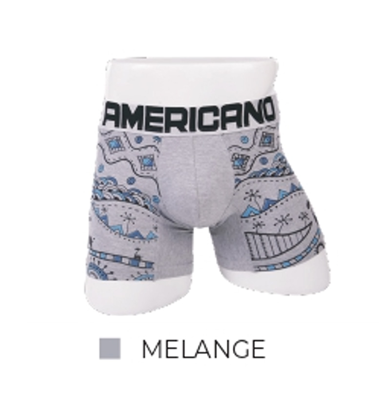 e509_melange Boxer estampado wolf - Imagen 1